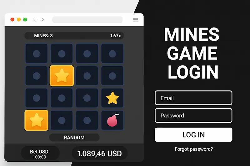 Mines Game Login and Account Setup